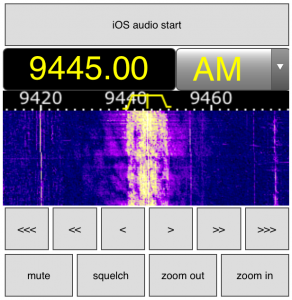 Simplified phone interface for WebSDR